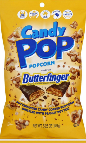 Candy Pop Butterfinger Popcorn Nuevo Importado