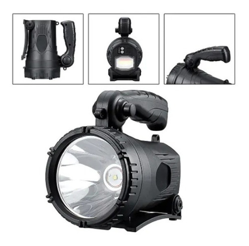 Foco  Faro Led Recargable 1700 Lumenes  Caza / Pesca 