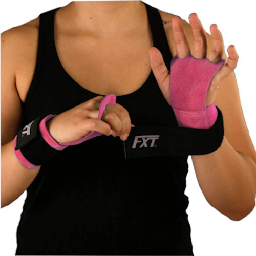 Fxt Calleras/hand Grip Pro De Carnaza De Piel Crossfit, Gym