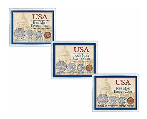 Colección De Monedas - Usa Four Most Famous Coins | Package 