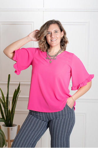 Camisa Camisola De Mujer Talles Especiales Blusa