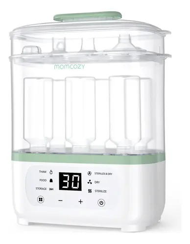 Momcozy Esterilizador y Secador de Botellas 8 en 1 Eléctrico BS02 para Bebés