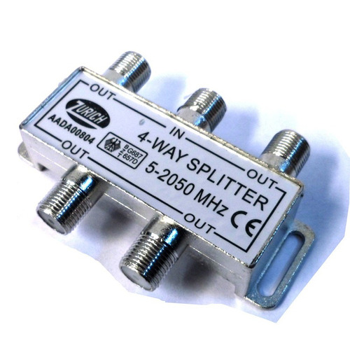 Derivador Splitter Coaxil 4 Vias 5-2050 Mhz E8072