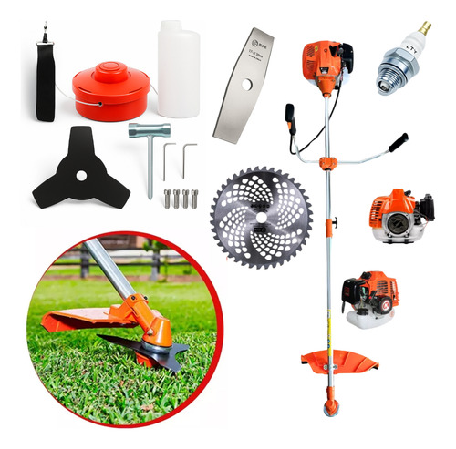 Roçadeira Profissional 4x1 Gasolina 75cc 3.5 Hp Multifuncões