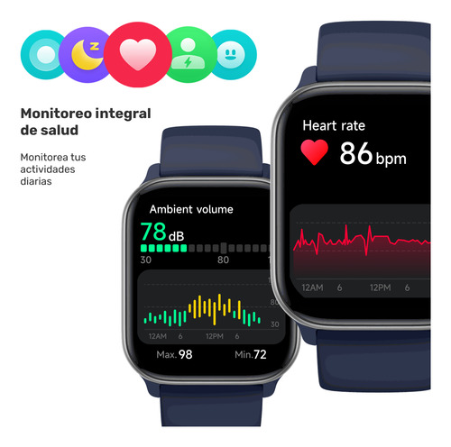 Reloj Smartwatch Music Rhythm X10 41mm