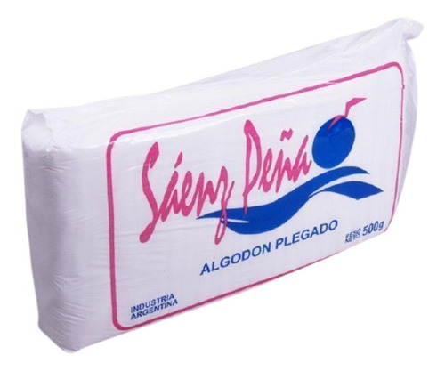 Algodón Clásico Extra Suave 500g Saenz Peña Premium 1 Unidad