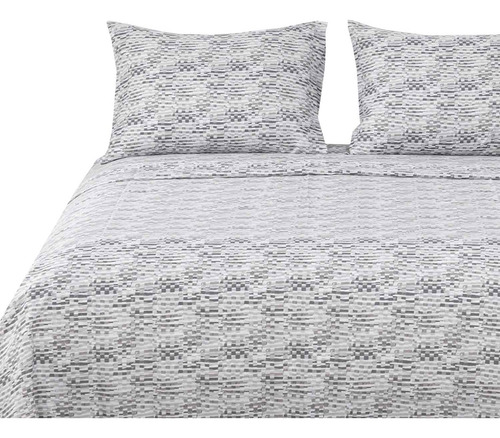 Sabanas Microfibra 2 Plazas Ladrillo Gris