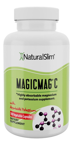 Naturalslim Magicmag C Cápsulas De Citrato De Magnesio Sin Sabor
