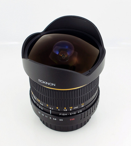 Rokinon Fe8m-c 0.315 In F3.5 Fisheye Lente Fija Para - Negr. Color Negro
