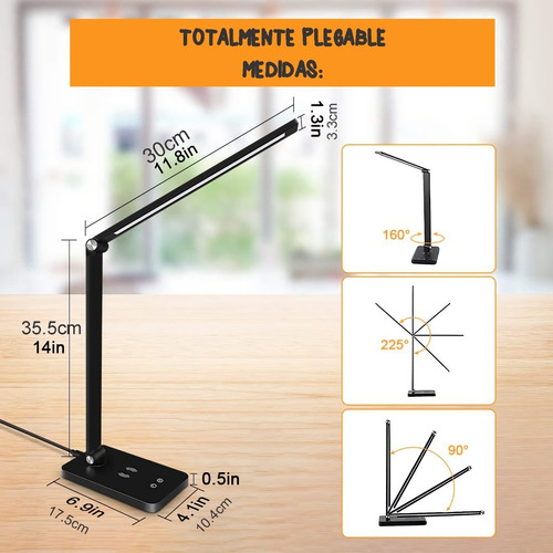 Lampara De Mesa Con Cargador Inalambrico X 20 Unidades 2da