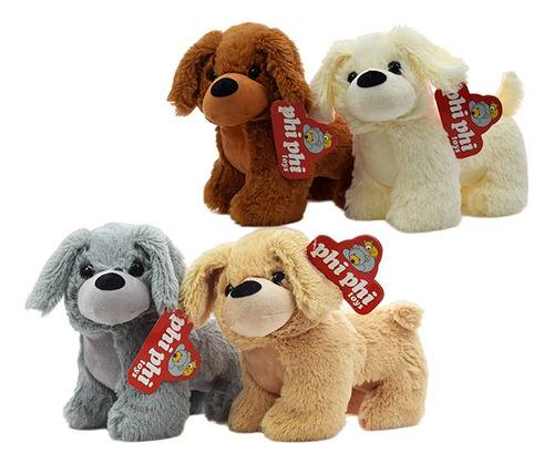 Peluche Perro 22cm Phi Phi Toys 4 Colores