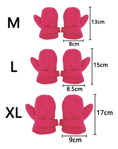 Guantes Mitones Para Niños Niñas Super Calentitos Corderito