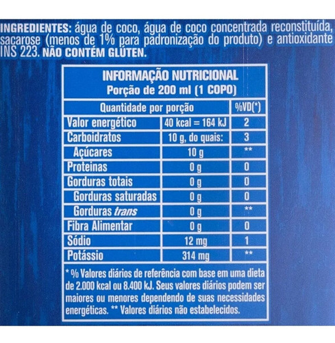 Imagem 2 de 3 de 12x Água De Coco Kero Coco 330ml