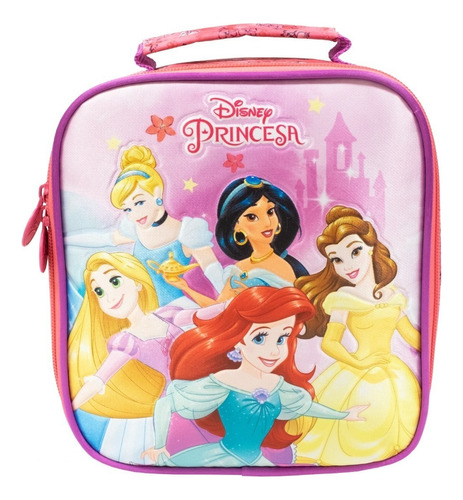 Lancheira Térmica Infantil Disney Princesas Rosa Xeryus