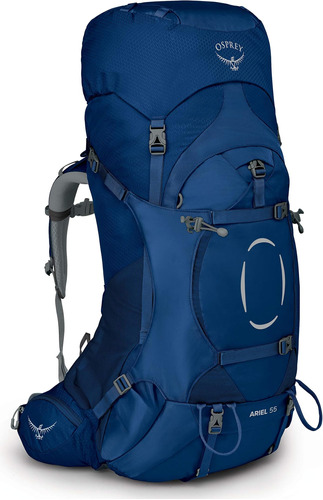 Mochila Osprey Ariel 55 Para Mujer, Azul Cerámico,