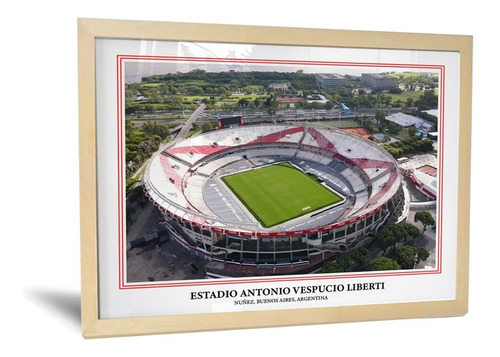 Cuadro Estadio River Plate - 42x60 Cm - Calidad Premium