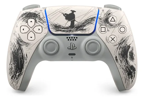 Controle Ps5 Dualsense Edição Limitada Ghost Of Yotei Preto
