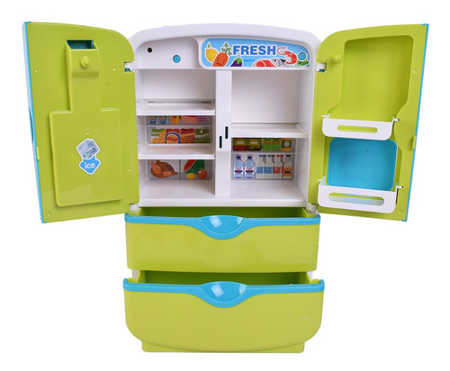 Imagen 1 de 9 de Heladera Juego De Cocina Con Luz Y Sonido Tactil