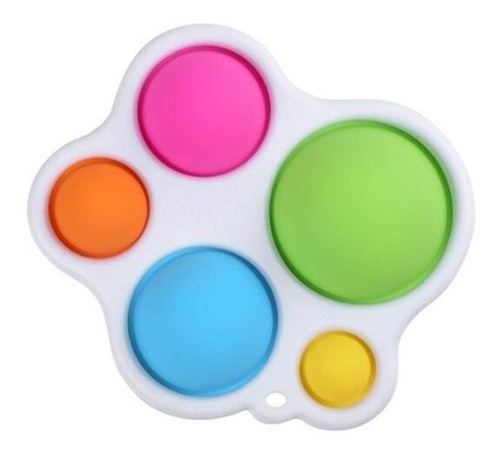 Pop It 5 Puntas Simple Dim Original Importado Antiestress