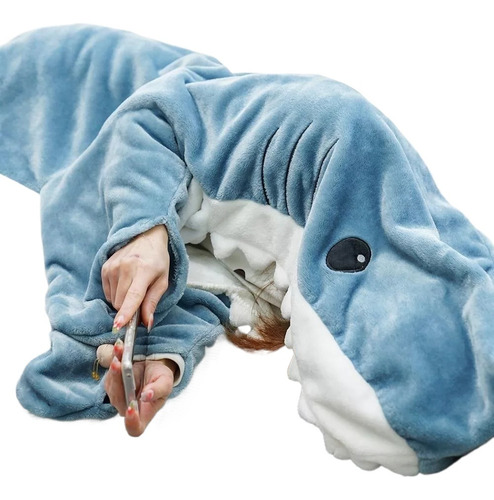 A Manta De Tiburón Saco De Dormir Pijama De Una Sola Pieza