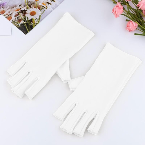 7 Pares Guantes Protectores De Manicura Contra Los Rayos Uv