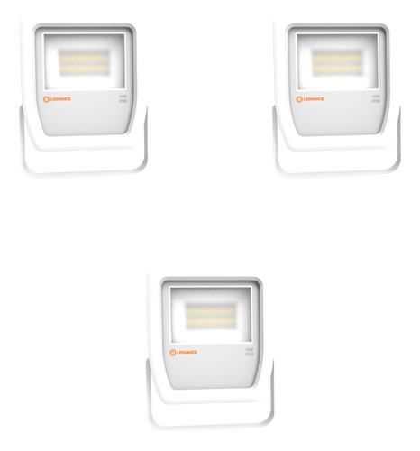 Set 3 Foco Proyectores Osram Ledvance 10w Luz Calido 800lm