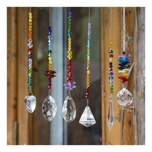 Cristales Rico Y Colgantes De Cristal Candeliere Atrapasoles