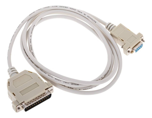 Cable De Datos Serial Db9(hembra) A Db25(macho) 1,8mts 