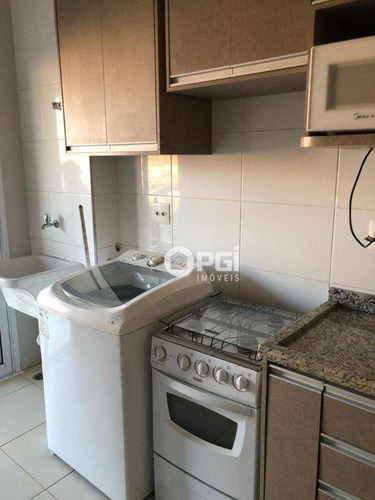 Imagem 10 de 19 de Apartamento Com 1 Dormitório Para Alugar, 45 M² Por R$ 1.100,00/mês - Jardim Palma Travassos - Ribeirão Preto/sp - Ap6182