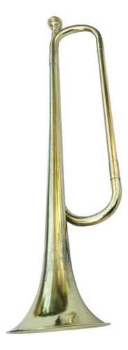 Cuerno De Trompeta Mini Bugle De Latón Dorado Para De Banda