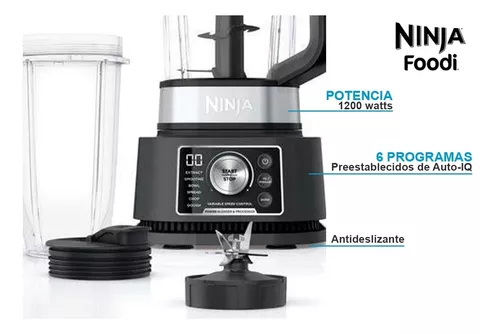 Licuadora con Sistema de Procesador Ninja Food CO351B CST