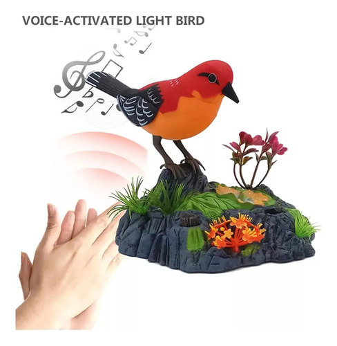 Juguete De Plástico Para Pájaros Con Control De Sonido