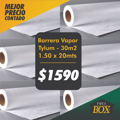 Barrera Tylum Simil Tyvek - 30m2 - Fullbox