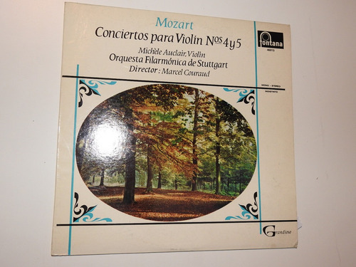 V6092 - Mozart. Conciertos Para Violin Nºs 4 Y 5 