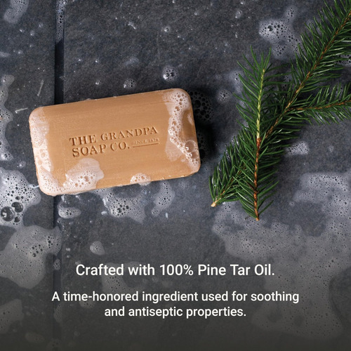 The Grandpa Soap Company Jabón De Alquitrán Para Hombres, 6