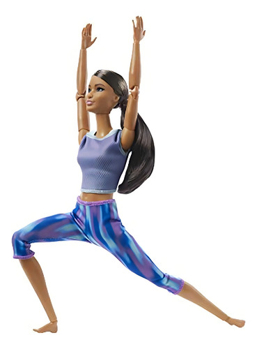 Muñeca Barbie Made To Move Articulada Nº 6 Mattel