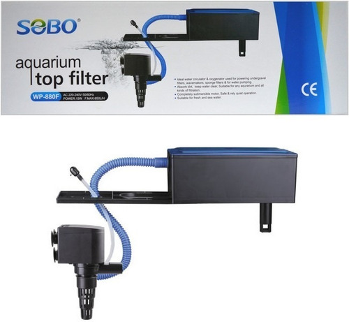 Filtro Aéreo 650 L/h Sobo Acuarios Hasta 80 Litros Peces