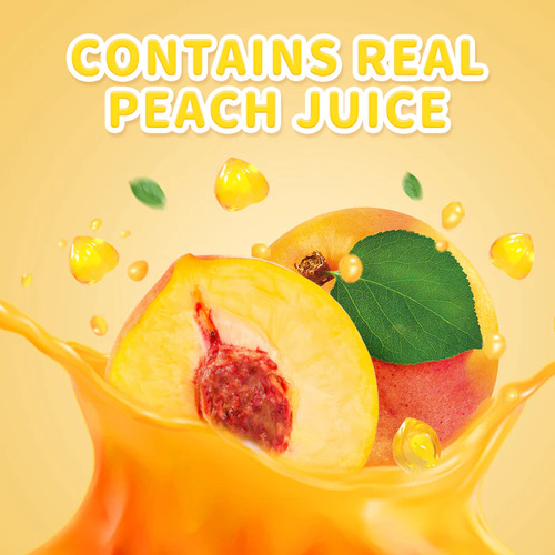 Gomitas Rellenas En Forma De Durazno Amos 4d Peach Burst 85g