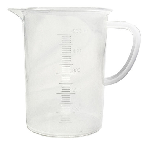 Vaso Graduado De Polipropileno Con Asa 500ml Eisco