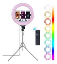Comprar Aro De Luz Led 45cm + Trípode + 3 Soportes + Control Remoto