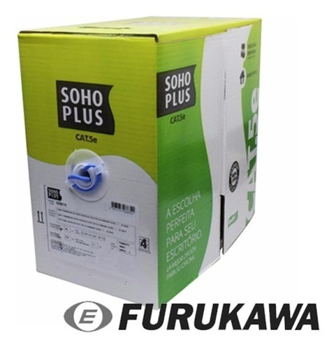 Cable Utp Furukawa Soho 305m Cat5 4 Par Interior 100% Cobre