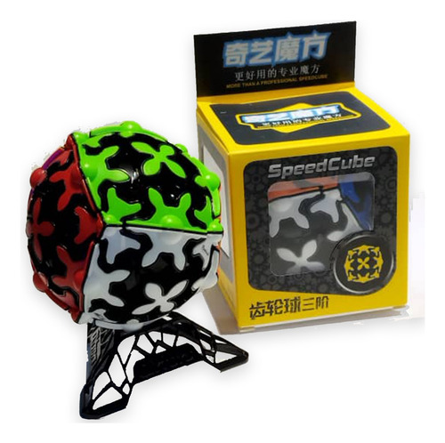 Cubo Rubik Qiyi Gear Sphere Engranaje Circular Bola 3x3