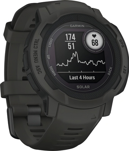 Reloj GPS Garmin Instinct 2 Solar 010-02627-10 0.9 " 45mm Color De La Caja Grafito
