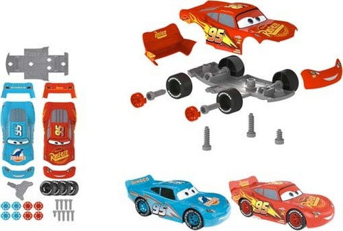 Mcqueen Cars Cars Mcqueen Swap & Play Color Rojo, Azul