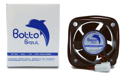 Kit 100 Micro Ventilador Com Rolamento 40x40x20 Mm 12v Dc Mb