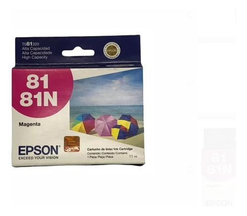 Cartucho Tinta Epson 81 81n Magenta Original Vencido