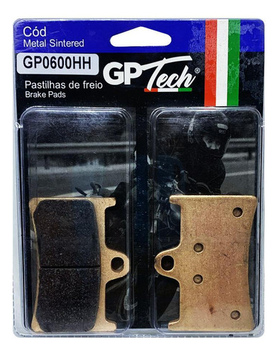 Pastilha Freio Dianteiro Duplo Yamaha Gp Tech - 1 Par