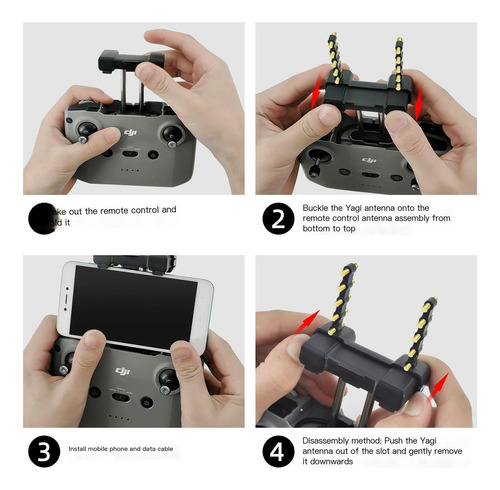 Para Para Dji Neo Drone Rc-n3 Antena De Control Remoto