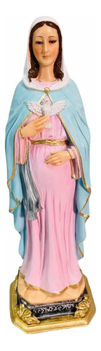 Virgen Dulce Espera Resina Fina 33cm Religiosos Regina