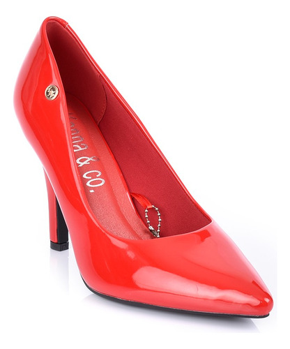 Price Shoes Tacón Para Mujer 6226659rojo